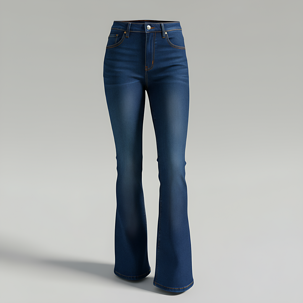 LAMEERA DEEPBLUE BOOTCUT DENIM