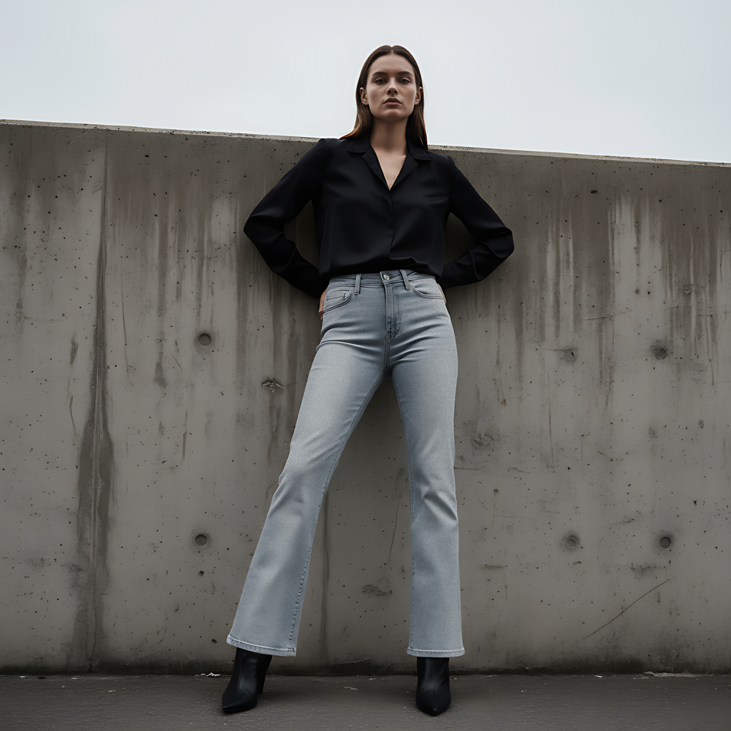 LAMEERA HIGH-WAIST DENIM