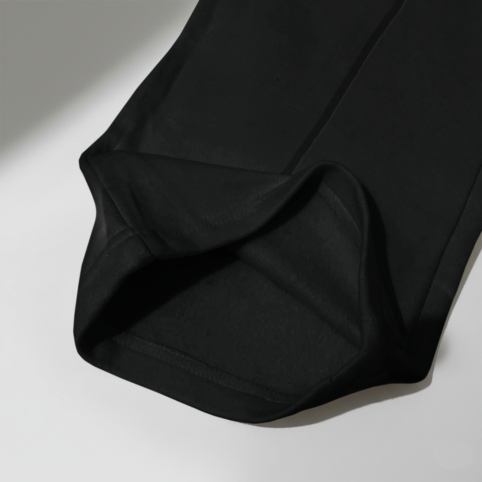 Lameera CozyFit Fleece Trousers – Midnight Black