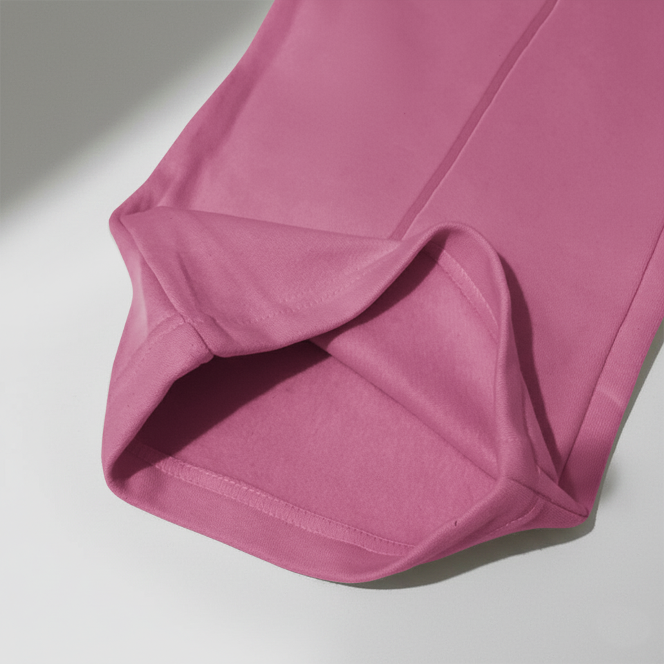 Lameera CozyFit Fleece Trousers – Rose Blush