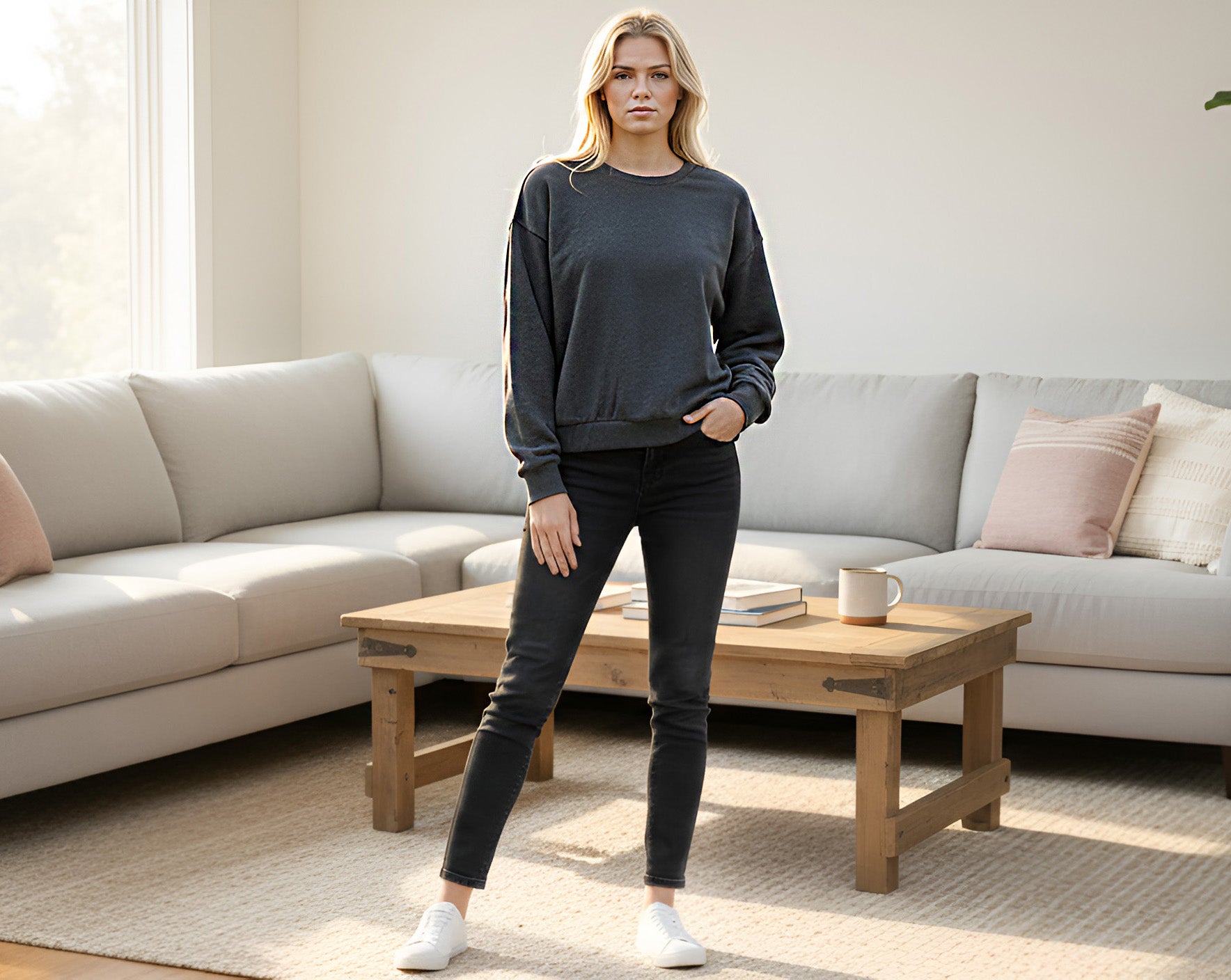 Single Jersey Crop Top – Gray