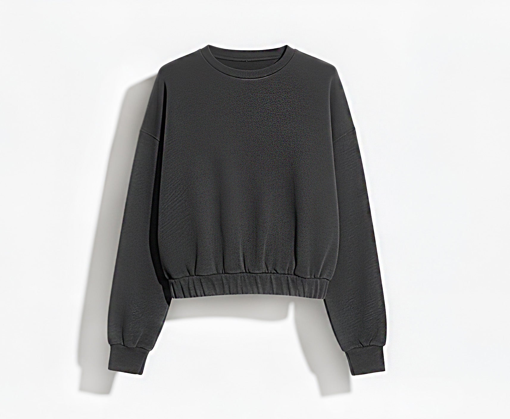 Single Jersey Crop Top – Gray