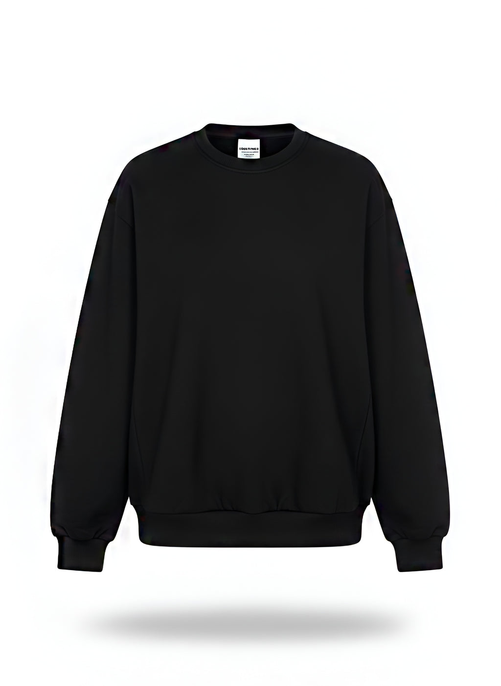 Essential Fleece Sweatshirt – Jet Black