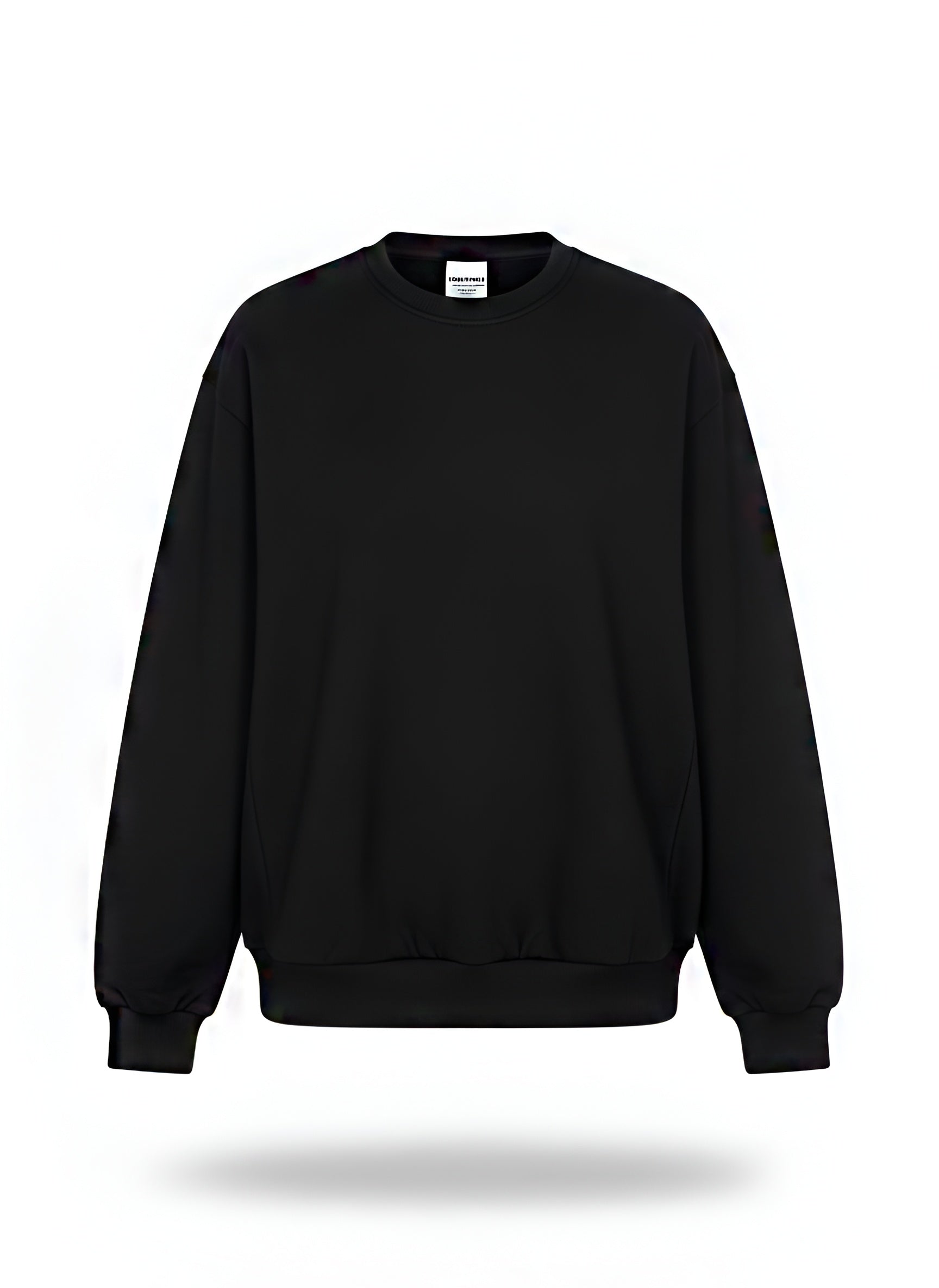 Essential Fleece Sweatshirt – Jet Black