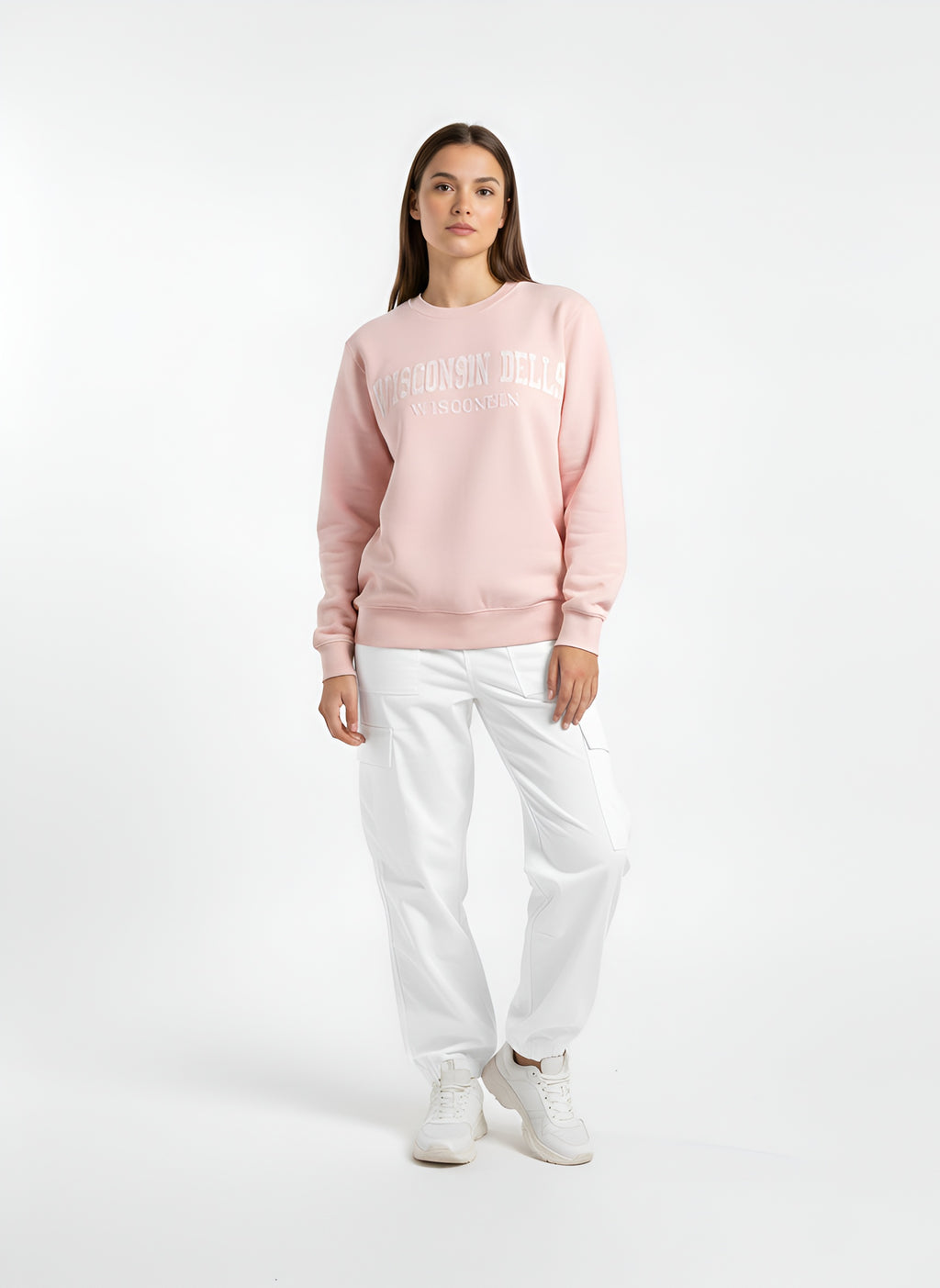 Varsity Fleece Sweatshirt – Wisconsin Pink