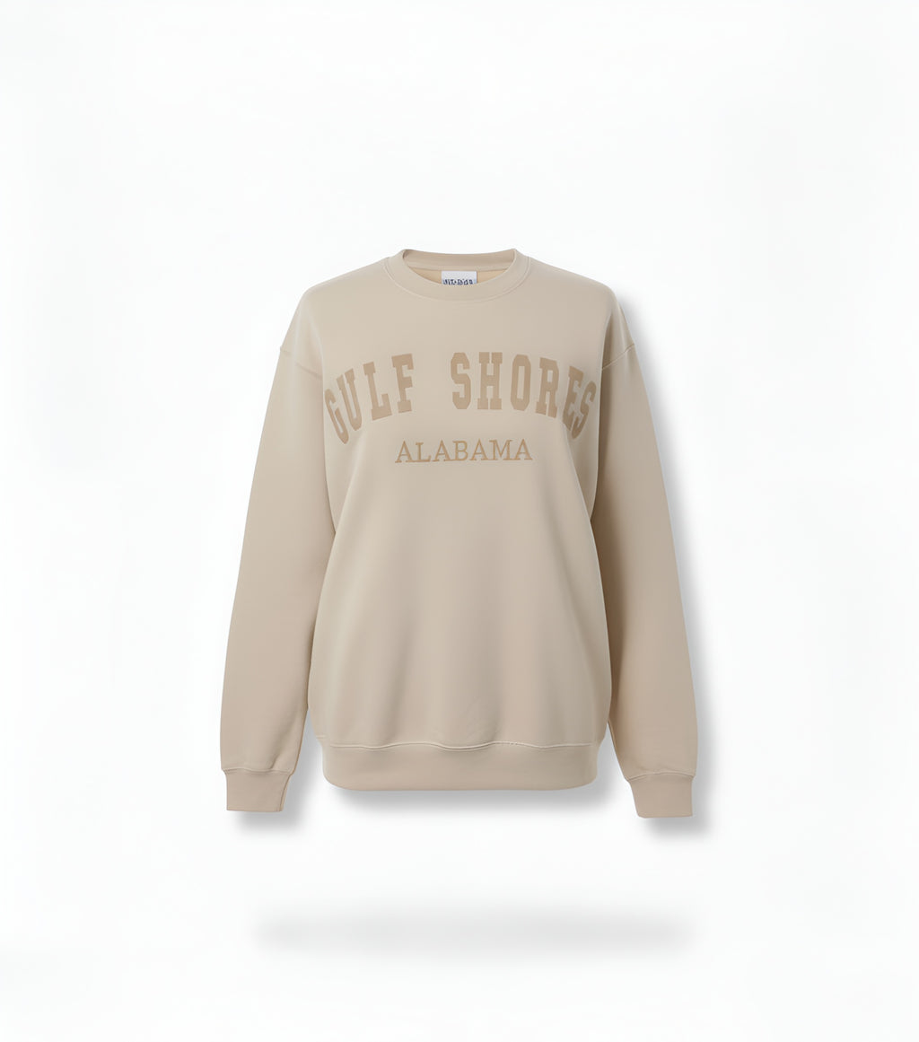 Coastal Fleece Sweatshirt – Gulf Shores Beige